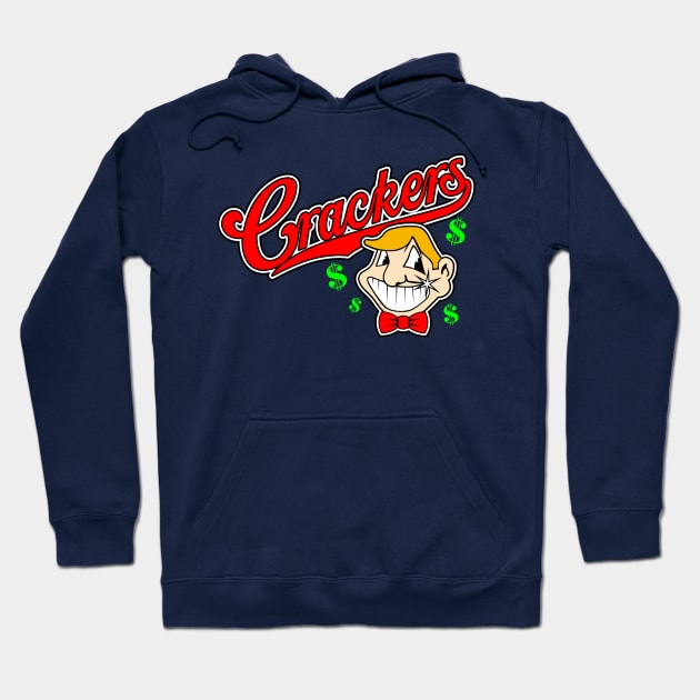 Caucasians Baseball Crackers Hoodie by Fuzzy Bear